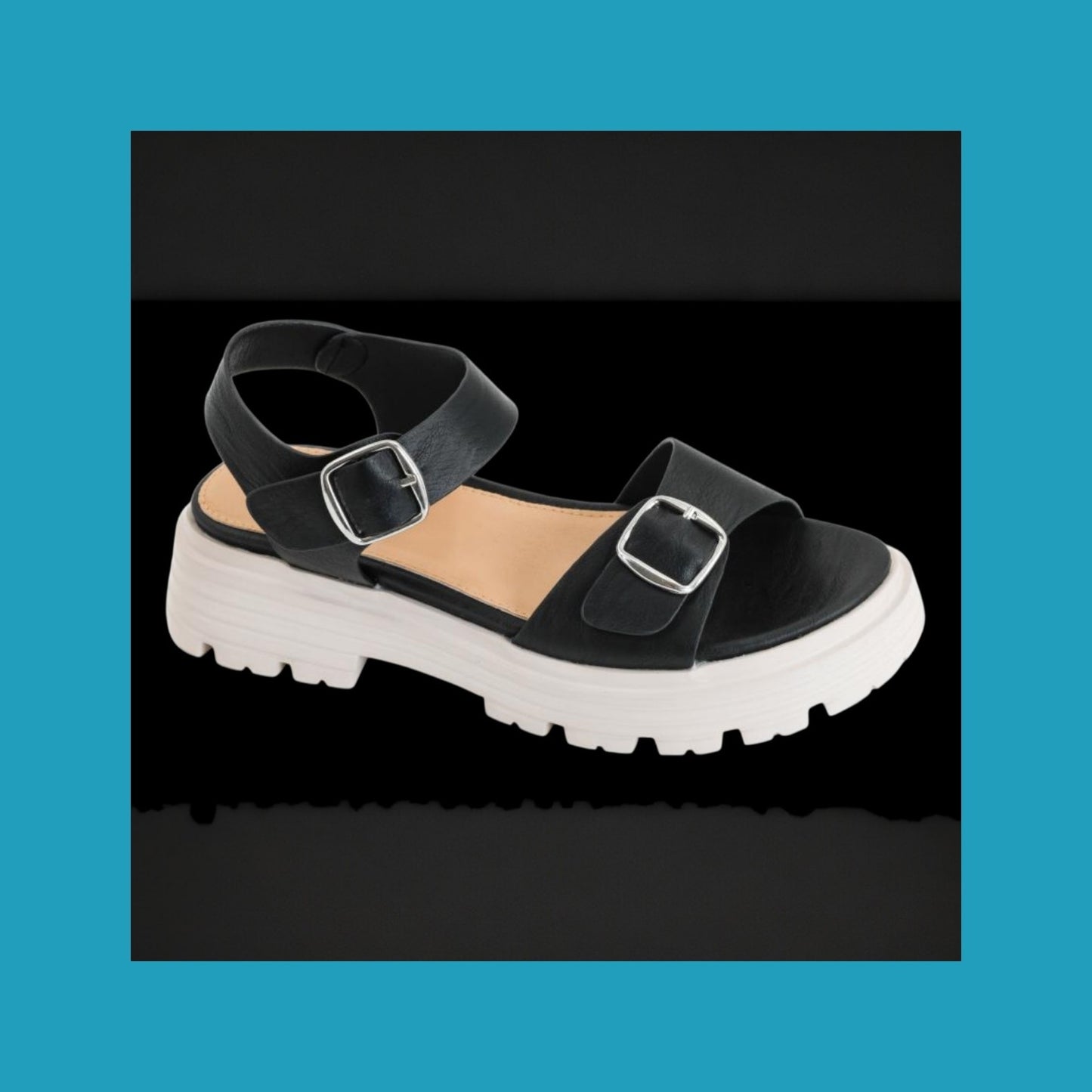 Corkys That's Just Me Sandal in Black