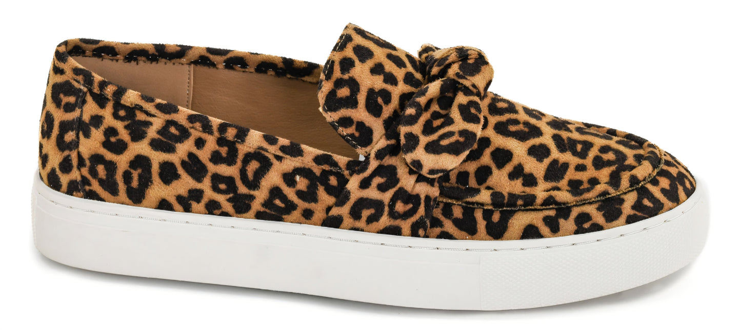 Corkys Why Knot Leopard Slip-On Sneakers