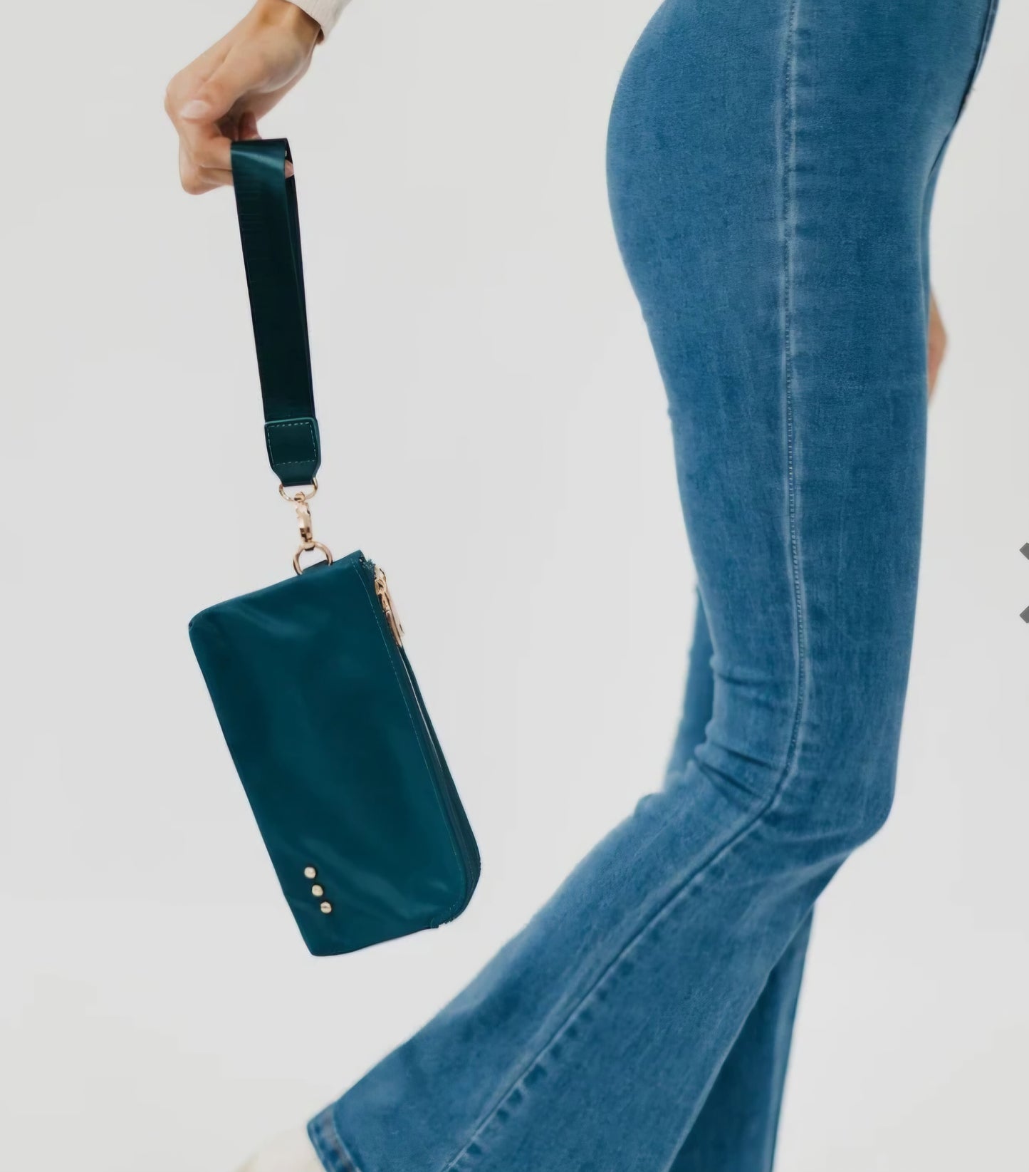 Cove Double Zip Nylon Wristlet Wallet