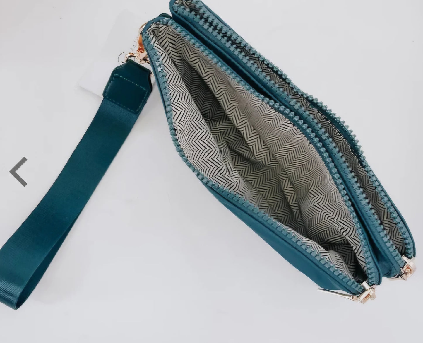Cove Double Zip Nylon Wristlet Wallet