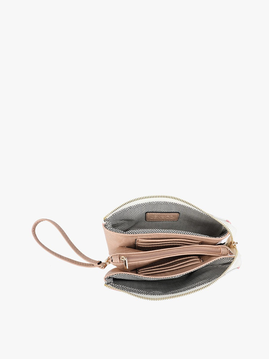 Riley Printed Crossbody Bag ~ Tan
