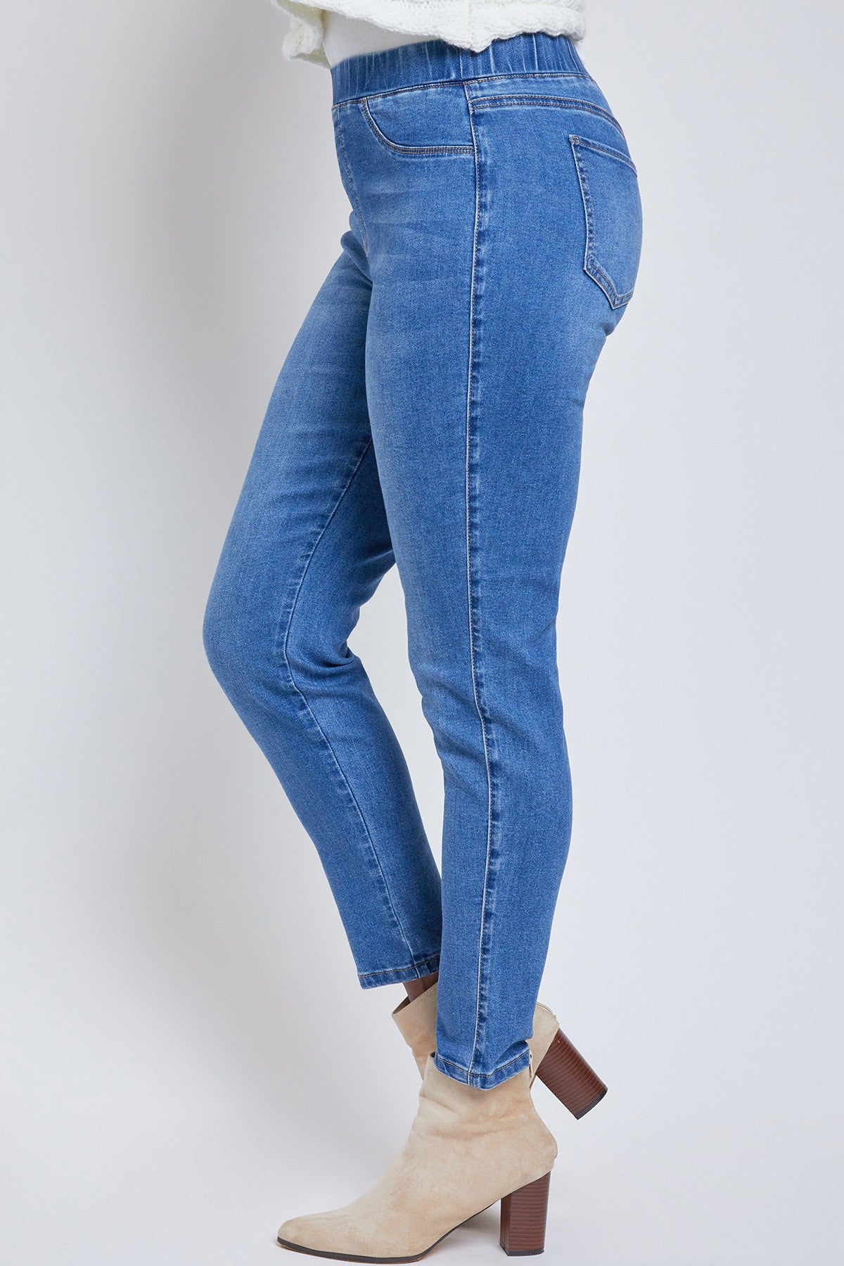 High Rise Jegging Medium Wash