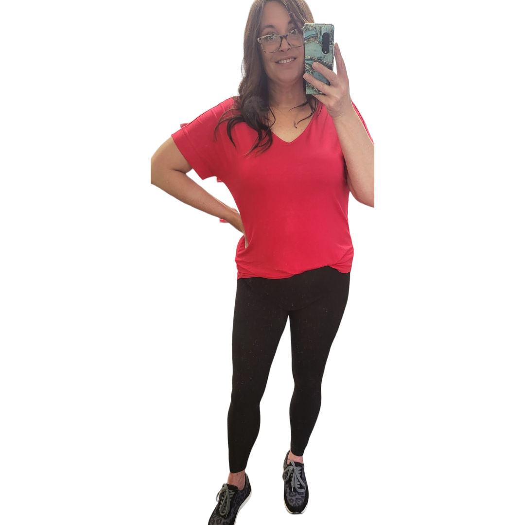 Ruby Red Everyday Top