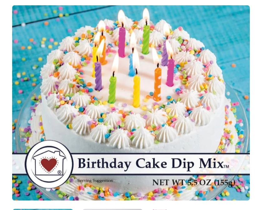 Birthday Cake Dip Mix