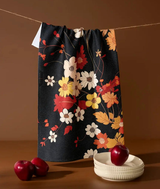 Geometry Tea Towel Autumn Whispers
