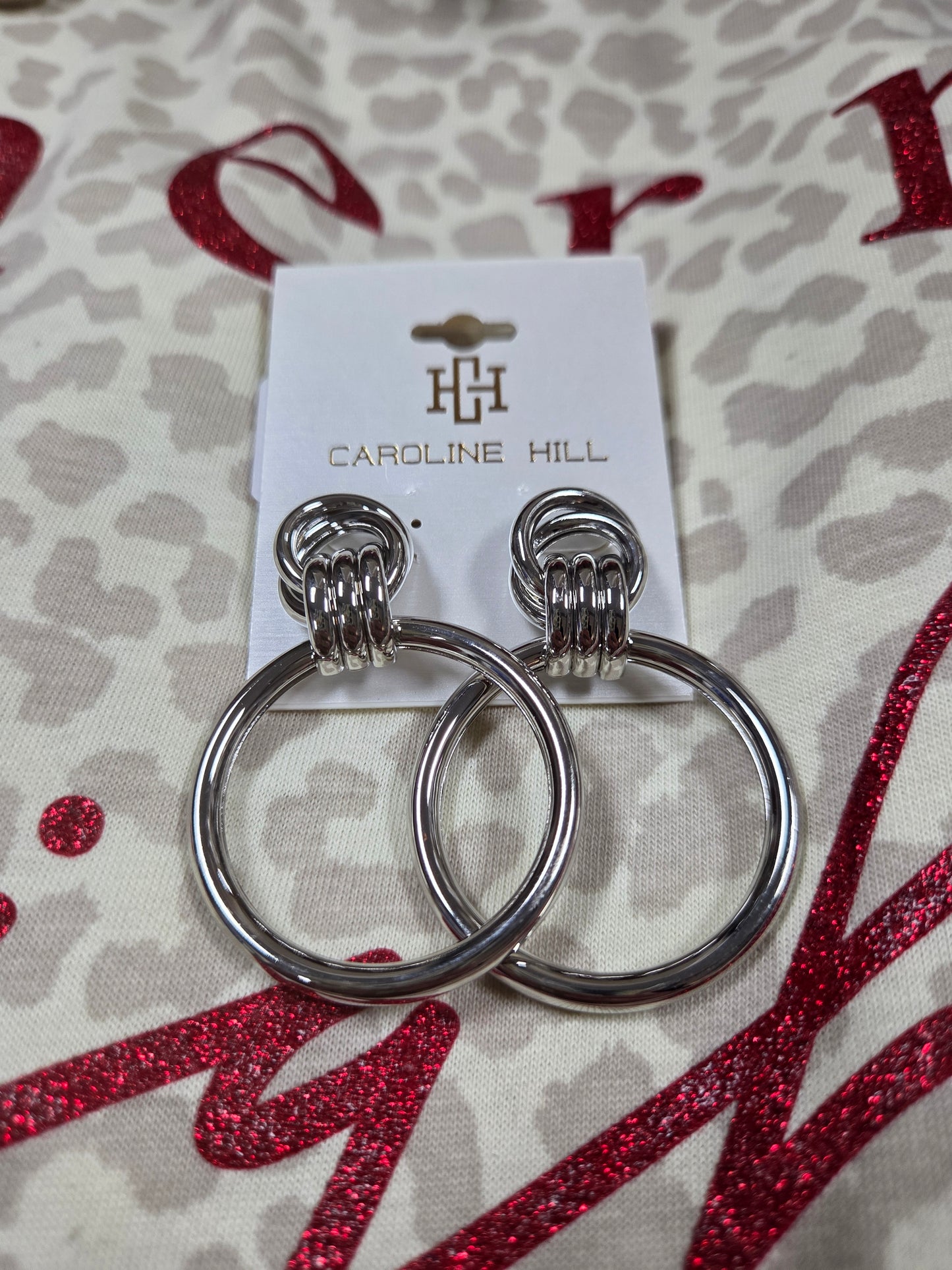 Freddy Drop Earrings in Silver