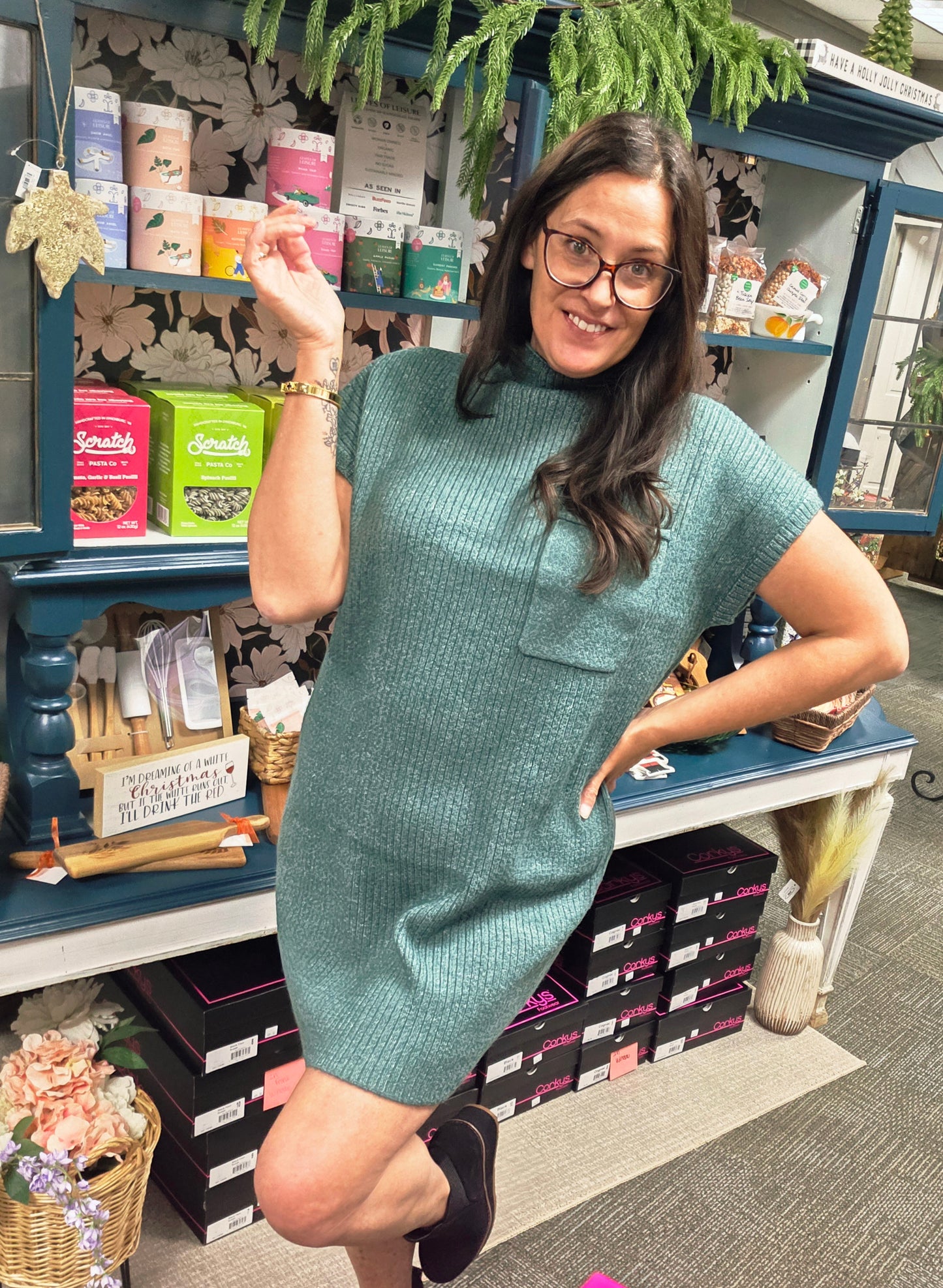 Autumn Day Sweater Dress