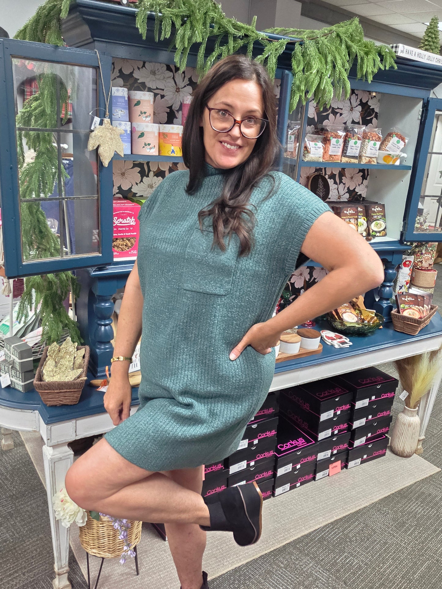 Autumn Day Sweater Dress