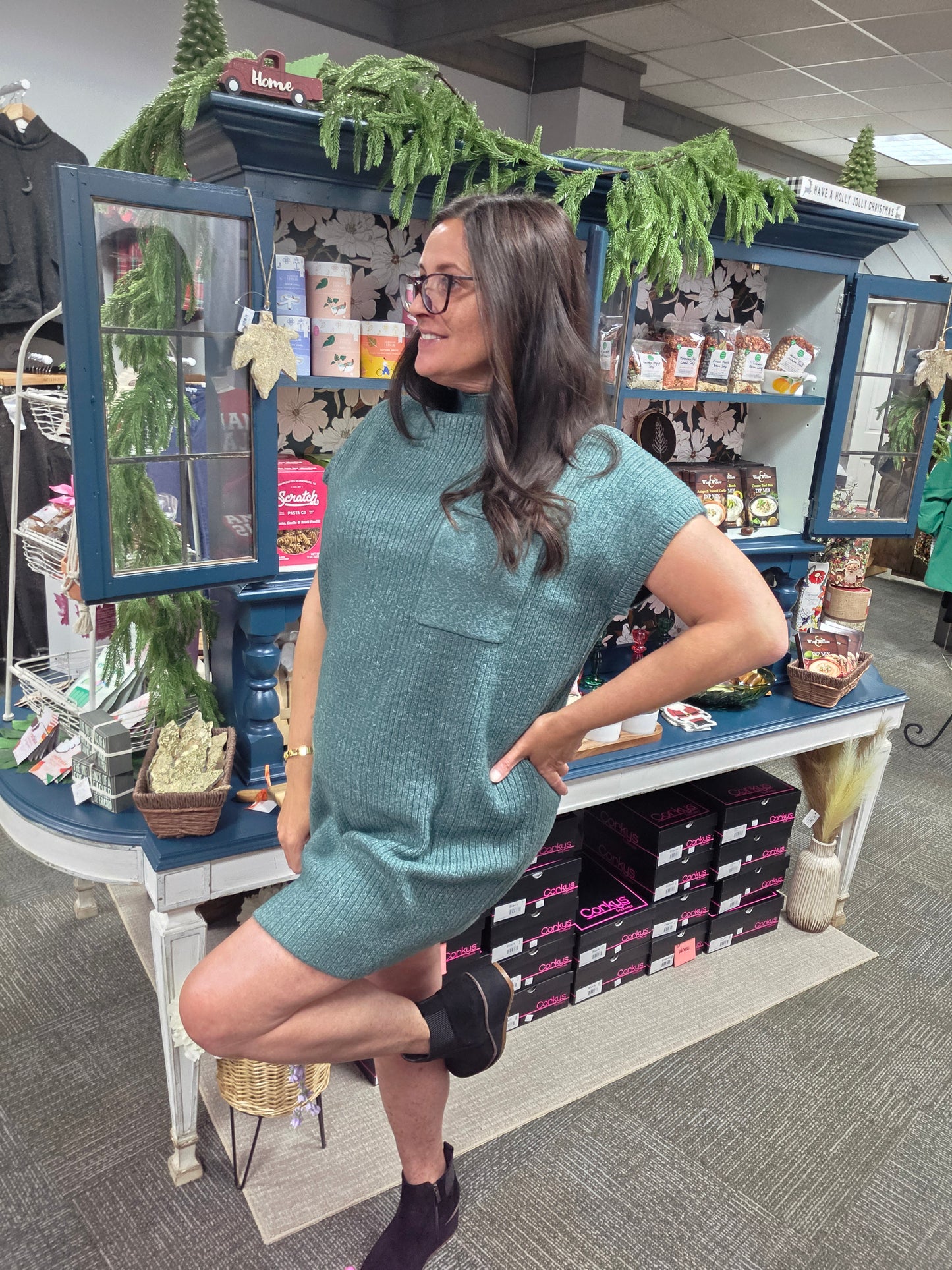 Autumn Day Sweater Dress