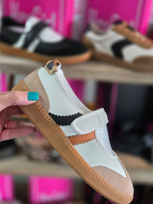 Corkys Calm Down Sand Mary Jane Style Shoe