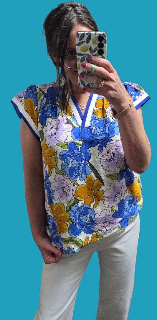 The Trinity Flutter Sleeve Top