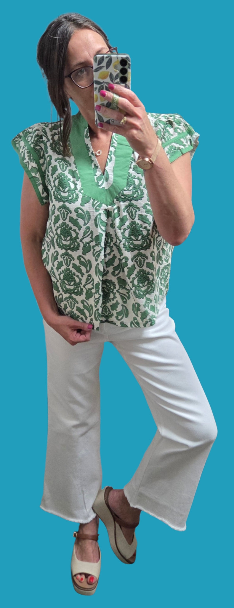 The Esther V-neckline Top