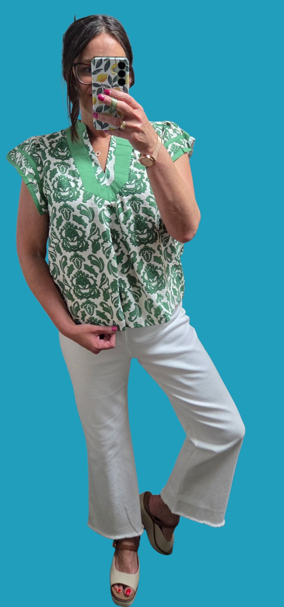 The Esther V-neckline Top