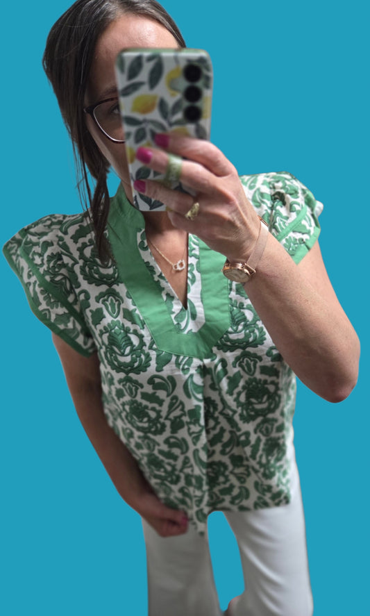 The Esther V-neckline Top