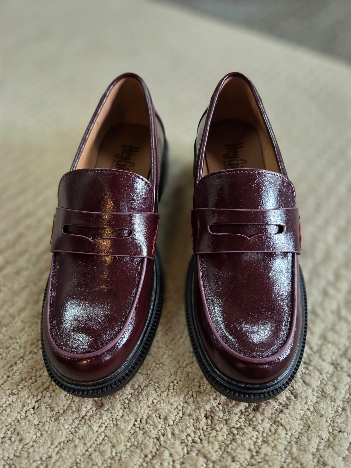 Corkys Footwear I'm Down Classic Burgundy Penny Loafer