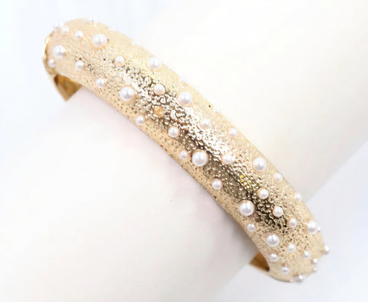 Danice Textured Gold Bracelet