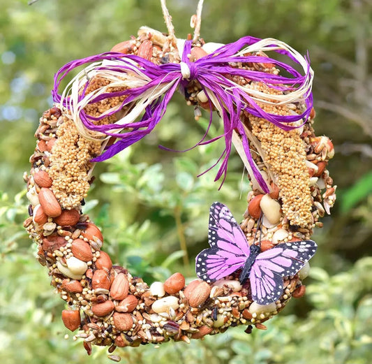 Tweet Wreath Bird Seed Wreath