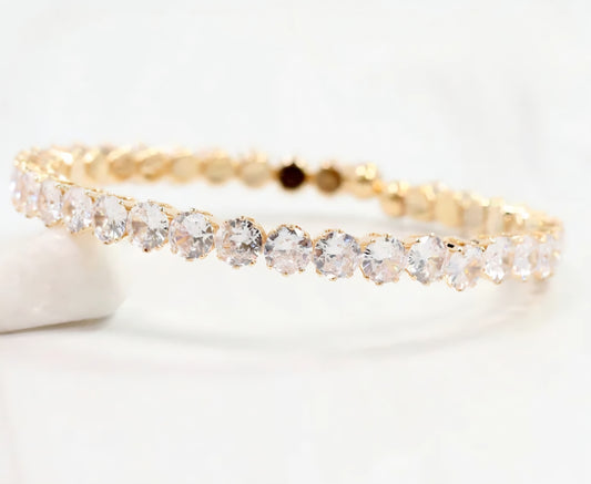 Hebron CZ Stretch Bracelet