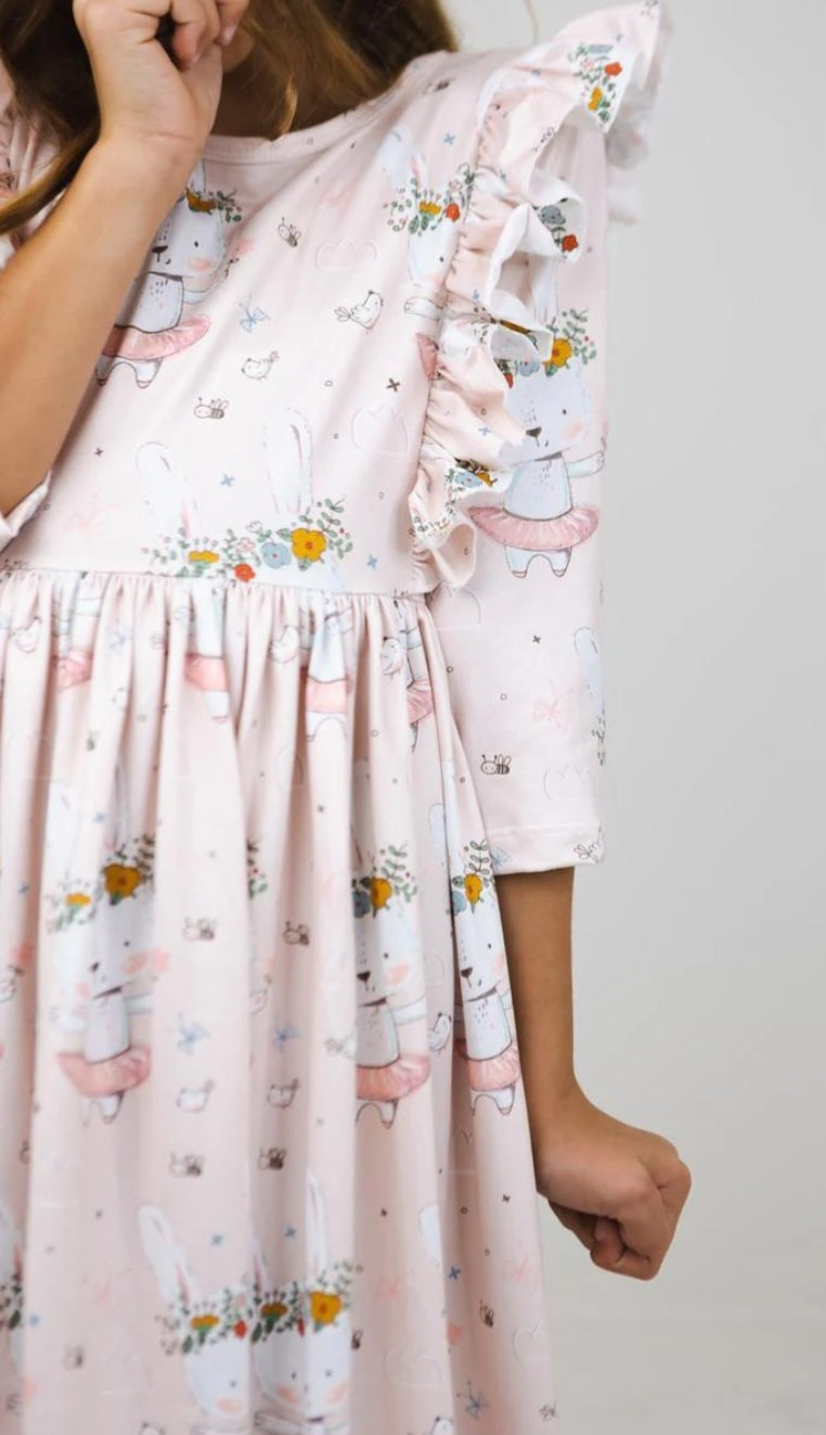 Don't Worry Be Hoppy Twirl Dress