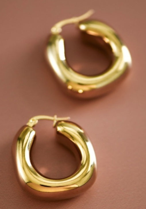 Geometric Hoop Earrings