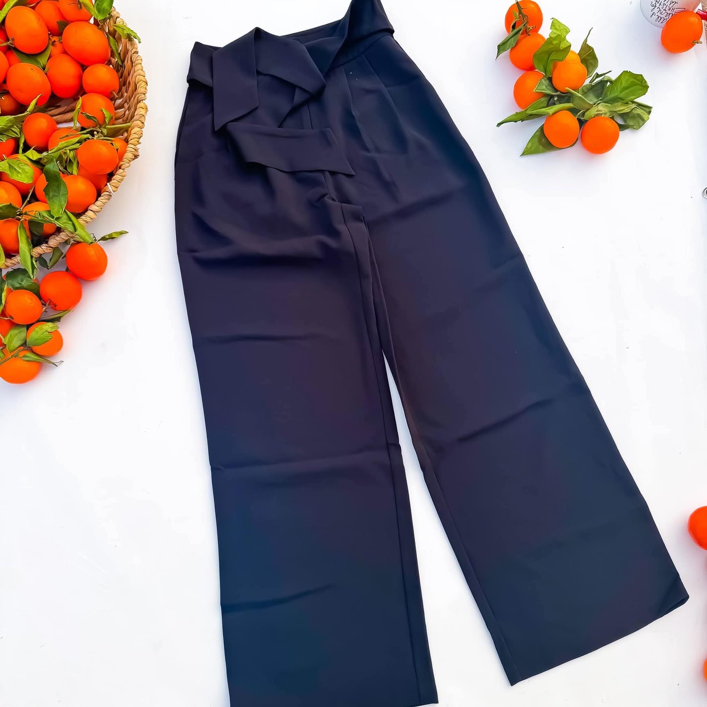 Black Tie Waist Trousers