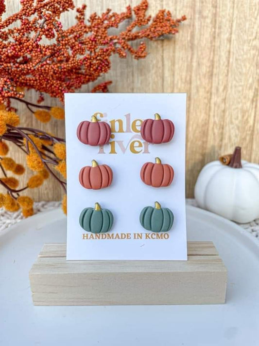 Pumpkin Spice Love ~ Pumpkin Earring Set