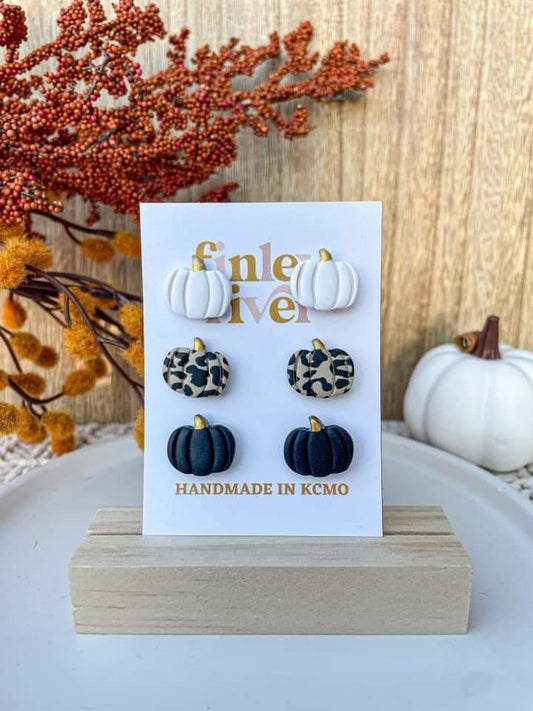 Gourd Glamour ~ Pumpkin Earring Set