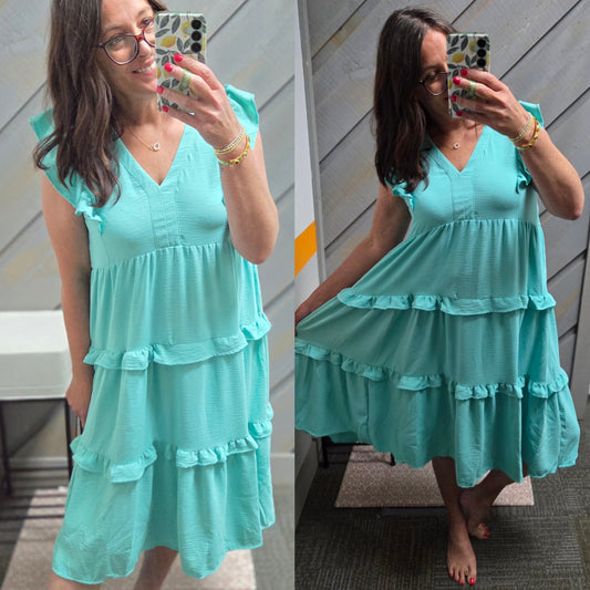 Spring Feeling Tiered Dress