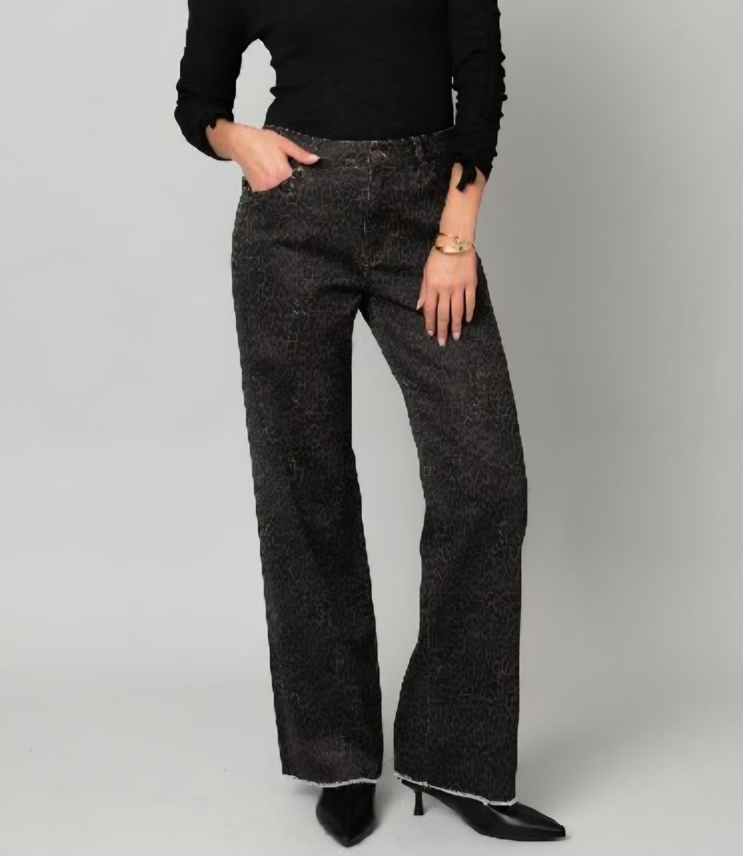 Wild Side Raw Hem Denim Jeans