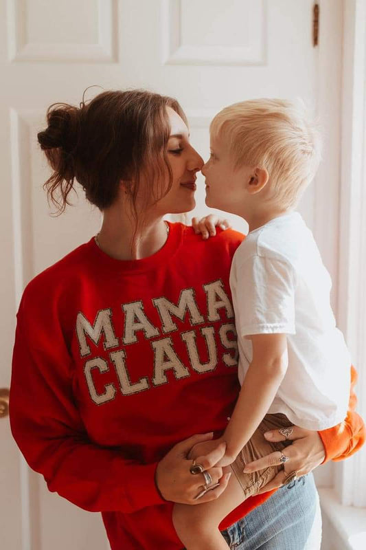 Mama Claus Crewneck Sweater Shirt