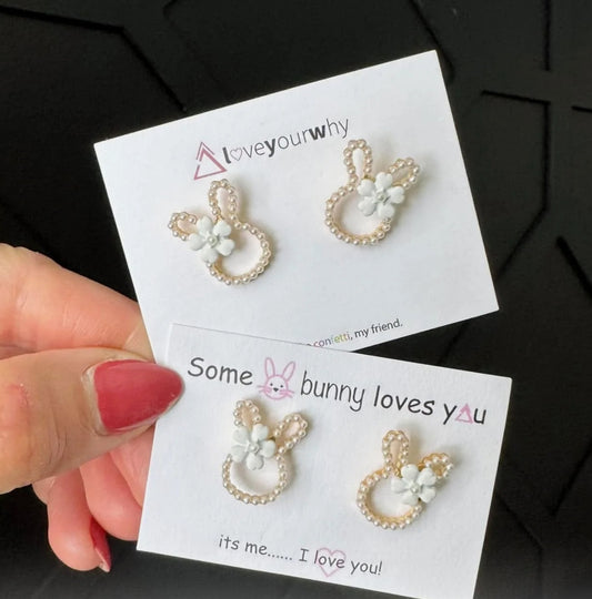 Some Bunny Loves You Earrings