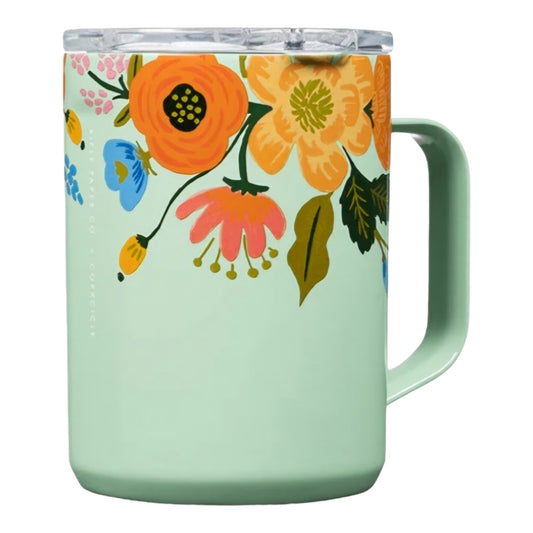 Rifle Paper & Corkcicle Mint Lively Mug