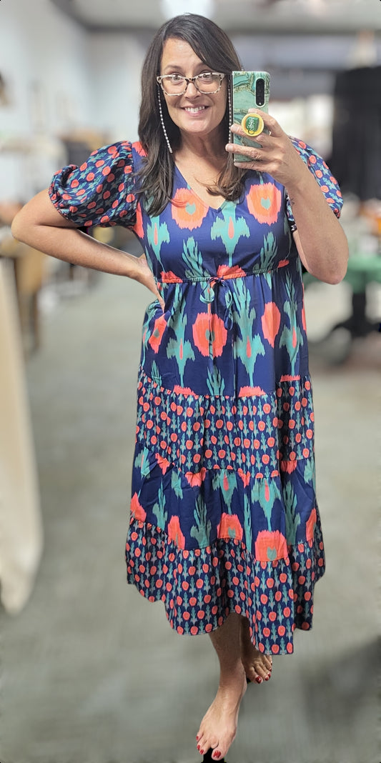 Fall's Last Poppy Dress