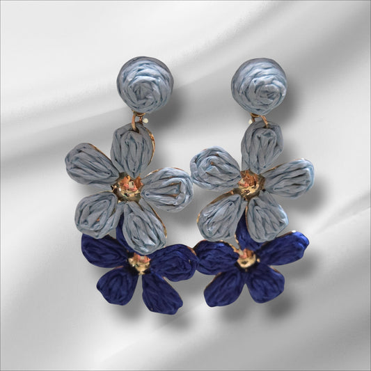 Garden Party Earrings Blue