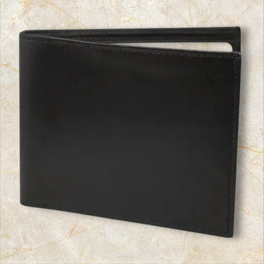 Genuine Leather Bi-Fold Wallet