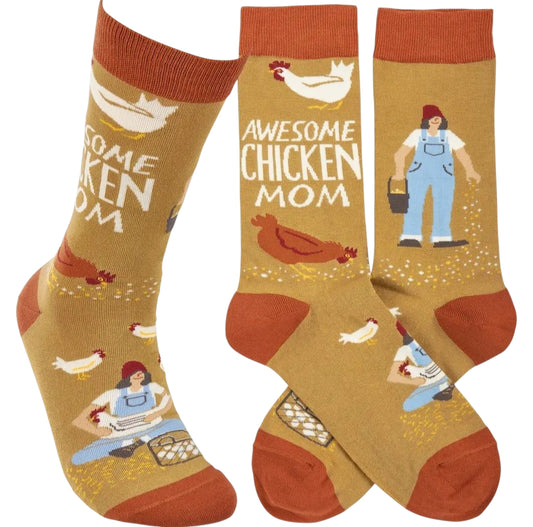 Chicken Mom Socks