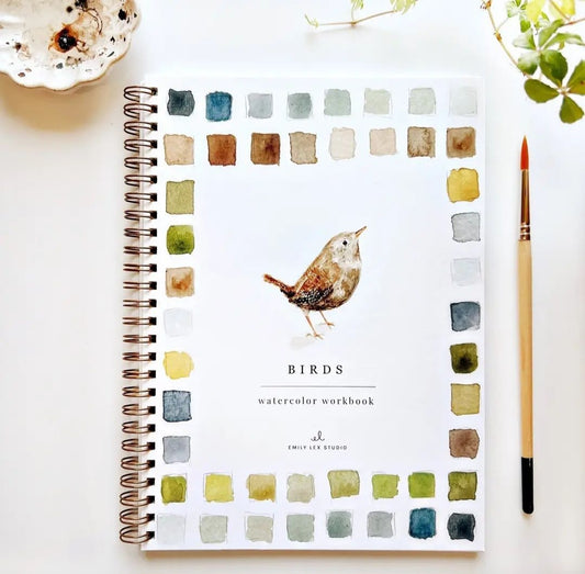 Birds Watercolor Workbook