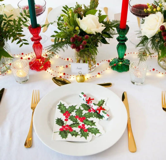 Glass Candle Holders