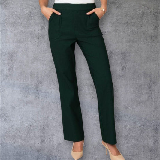 Millennium Twill Super Stretch Wide Leg Pant w/ Patch Pockets