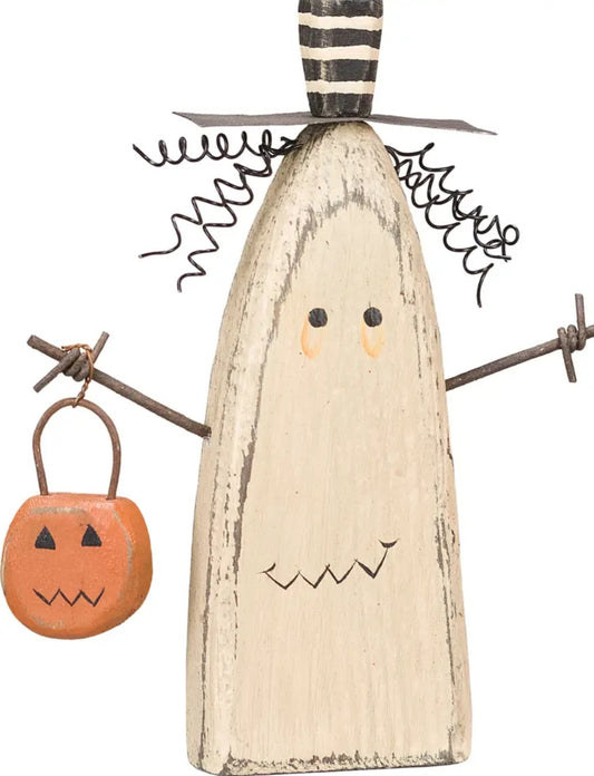 Chunky Ghost Shelf Sitter Primitive