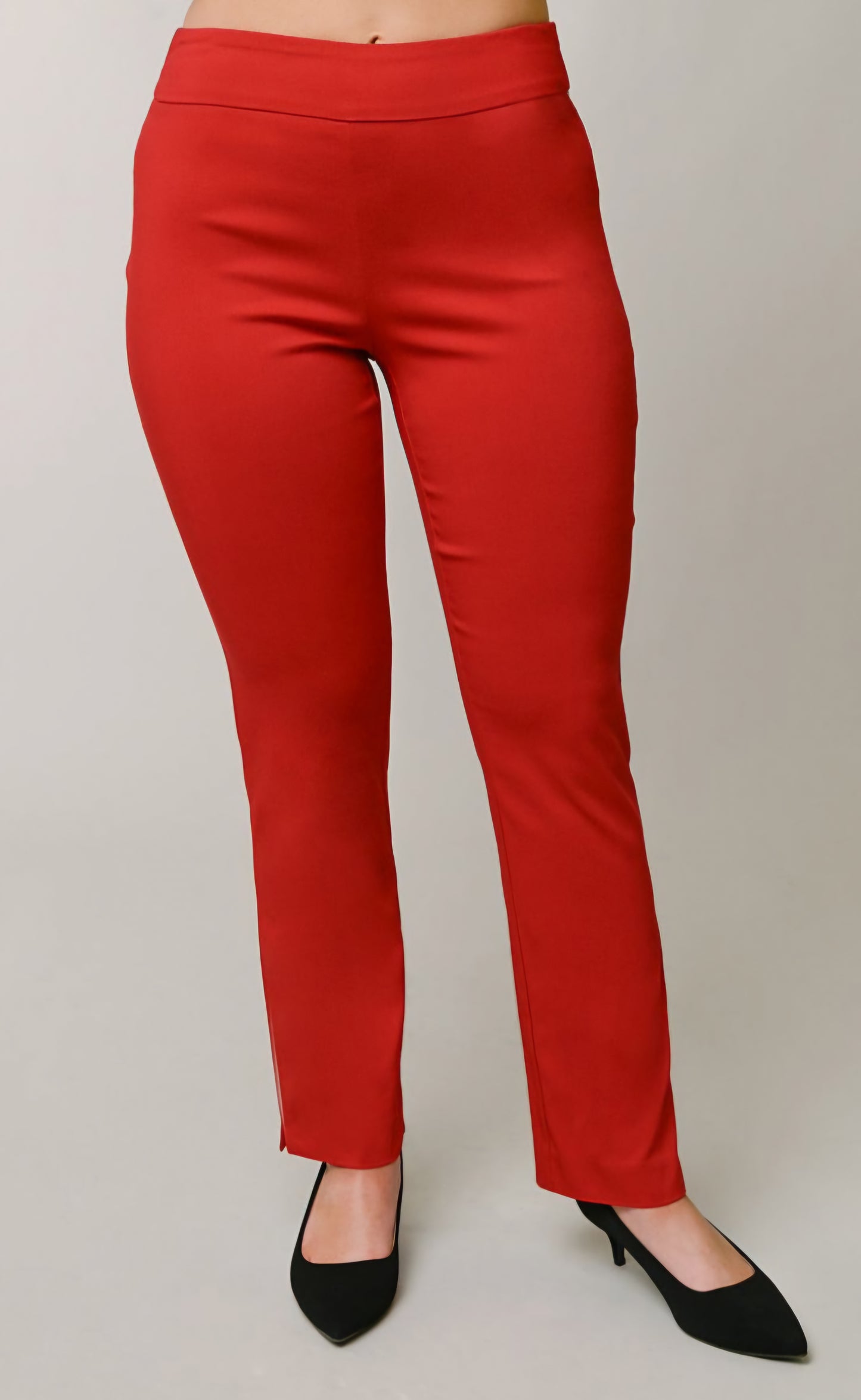 Eric Casual Pull on Trousers Red