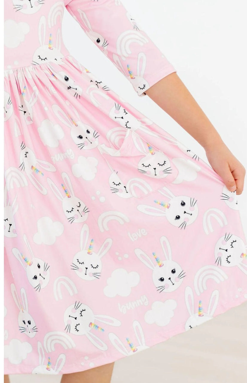 Bunny Love Twirl Dress