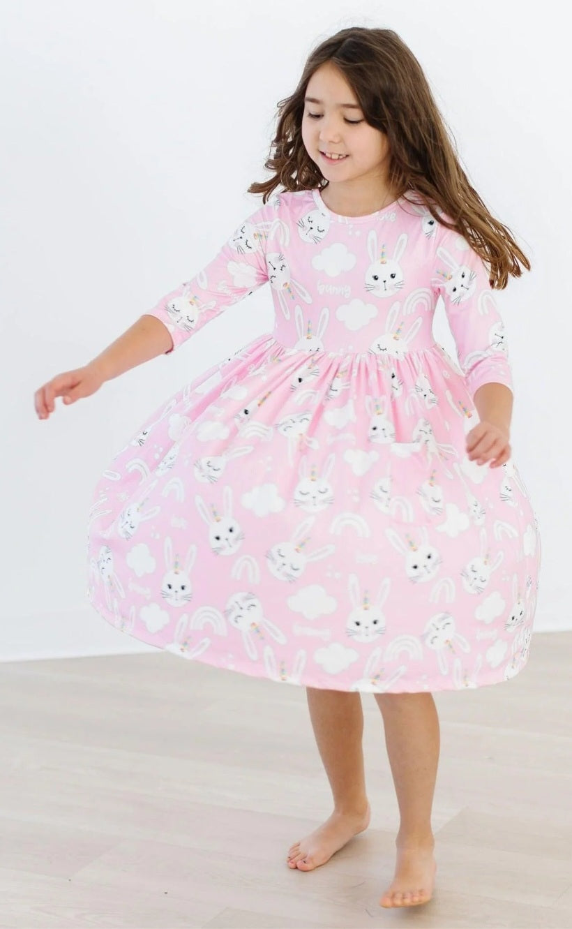 Bunny Love Twirl Dress