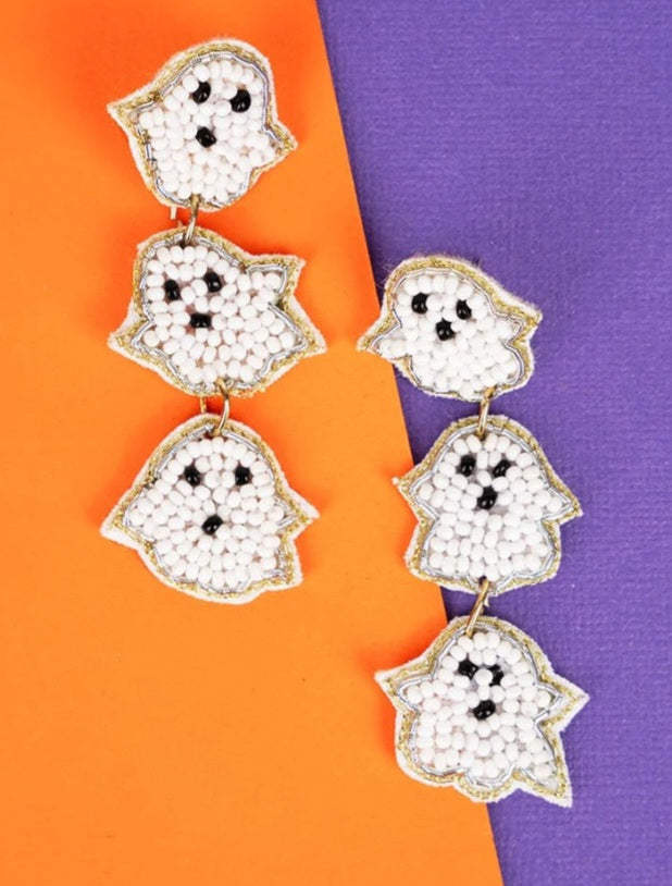 Ghosts Gather Here- Seed Earrings