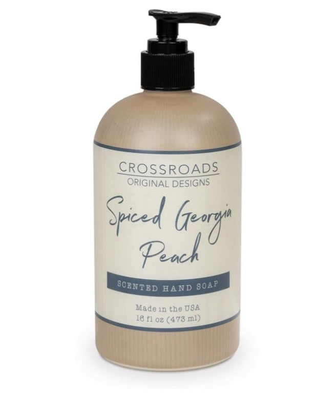 Spiced Georgia Peach Hand Soap By Crossroads