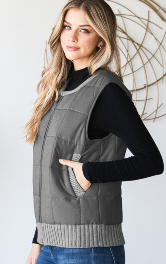 Cozy Chic Quilted Puffer Vest