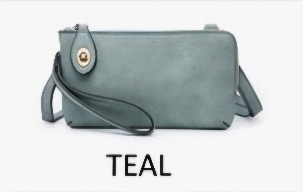 Kendall Crossbody In Teal