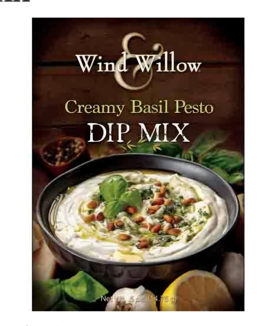 Creamy Basil Pesto Dip Mix -Wind & Willow