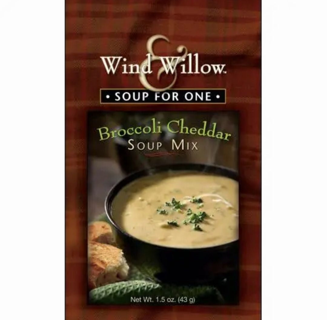 Wind and Willow Broccoli Cheddar Soup Mix for one