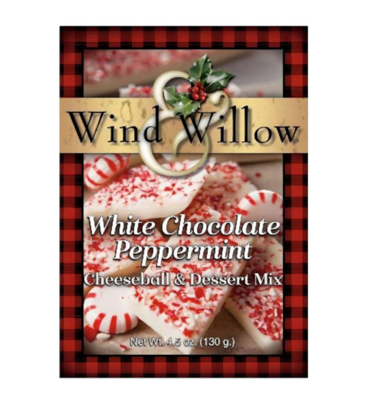 Wind and Willow Holiday - White Chocolate Peppermint Cheeseball & Dessert Mix